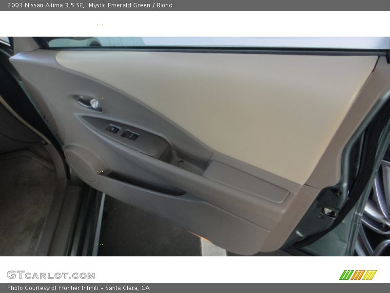 Mystic Emerald Green / Blond 2003 Nissan Altima 3.5 SE