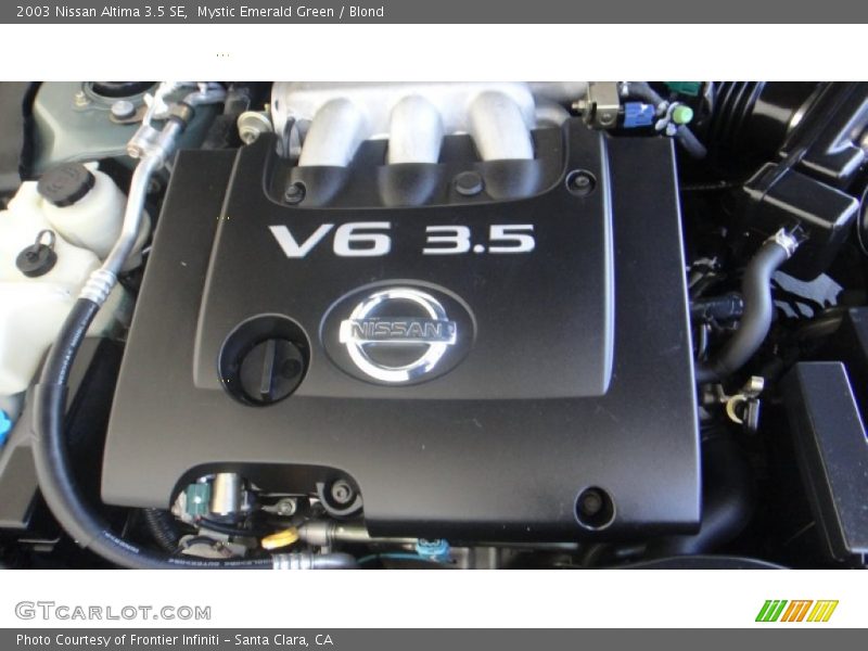 Mystic Emerald Green / Blond 2003 Nissan Altima 3.5 SE