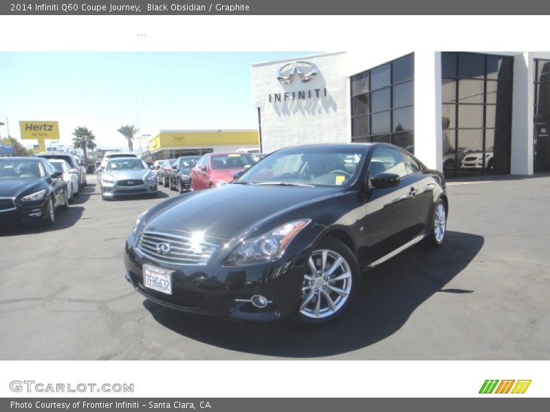 Black Obsidian / Graphite 2014 Infiniti Q60 Coupe Journey