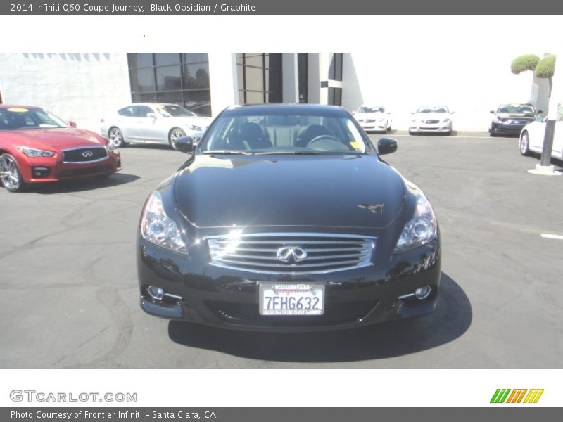 Black Obsidian / Graphite 2014 Infiniti Q60 Coupe Journey