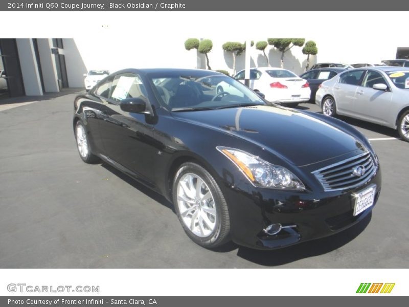 Black Obsidian / Graphite 2014 Infiniti Q60 Coupe Journey