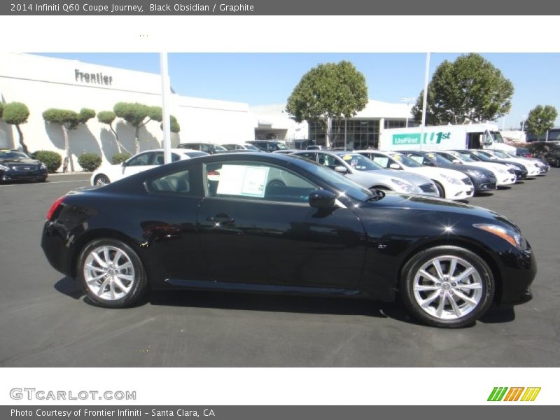 Black Obsidian / Graphite 2014 Infiniti Q60 Coupe Journey