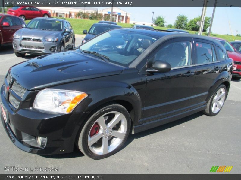 Brilliant Black Crystal Pearl / Dark Slate Gray 2008 Dodge Caliber SRT4