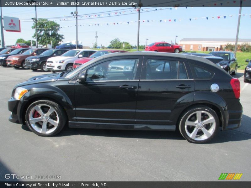 Brilliant Black Crystal Pearl / Dark Slate Gray 2008 Dodge Caliber SRT4