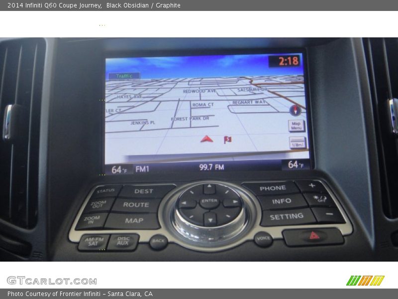 Black Obsidian / Graphite 2014 Infiniti Q60 Coupe Journey