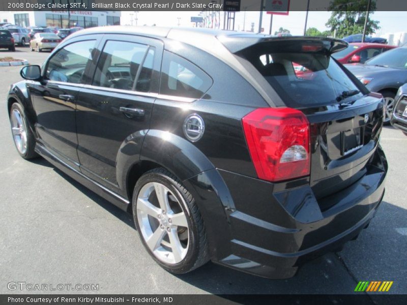 Brilliant Black Crystal Pearl / Dark Slate Gray 2008 Dodge Caliber SRT4