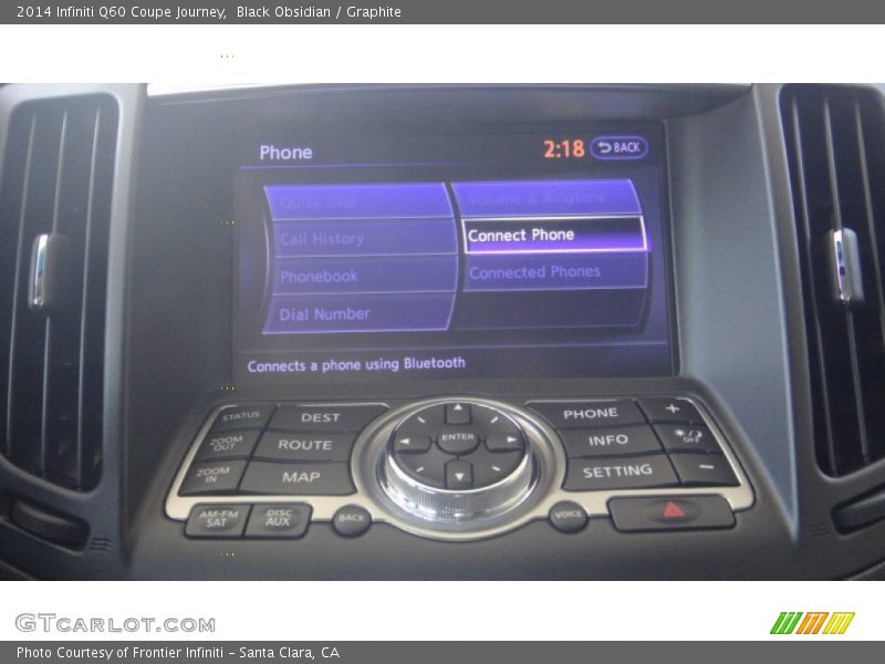 Black Obsidian / Graphite 2014 Infiniti Q60 Coupe Journey