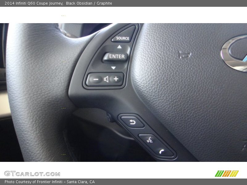 Black Obsidian / Graphite 2014 Infiniti Q60 Coupe Journey