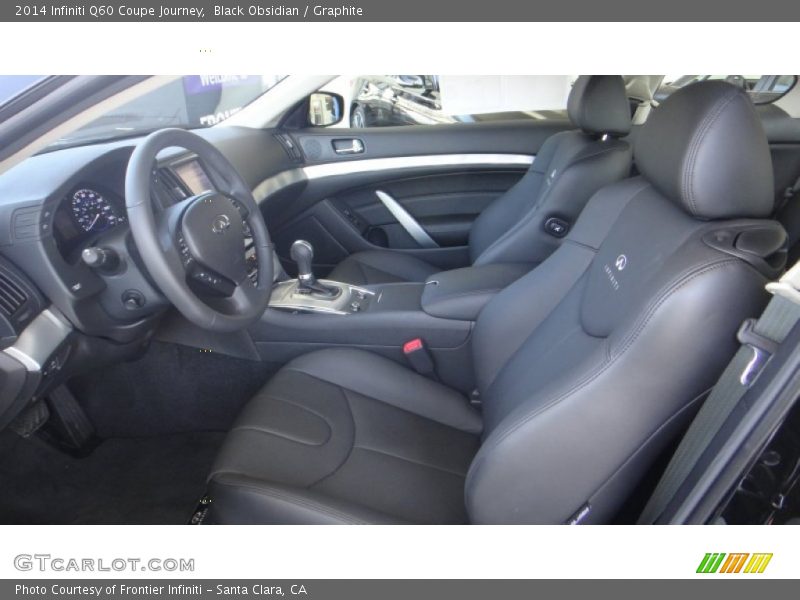 Black Obsidian / Graphite 2014 Infiniti Q60 Coupe Journey