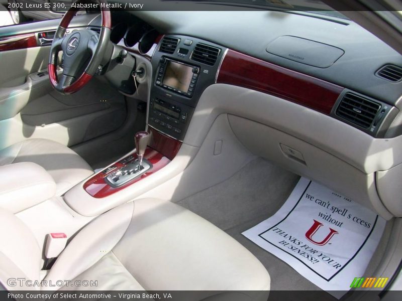 Alabaster Metallic / Ivory 2002 Lexus ES 300