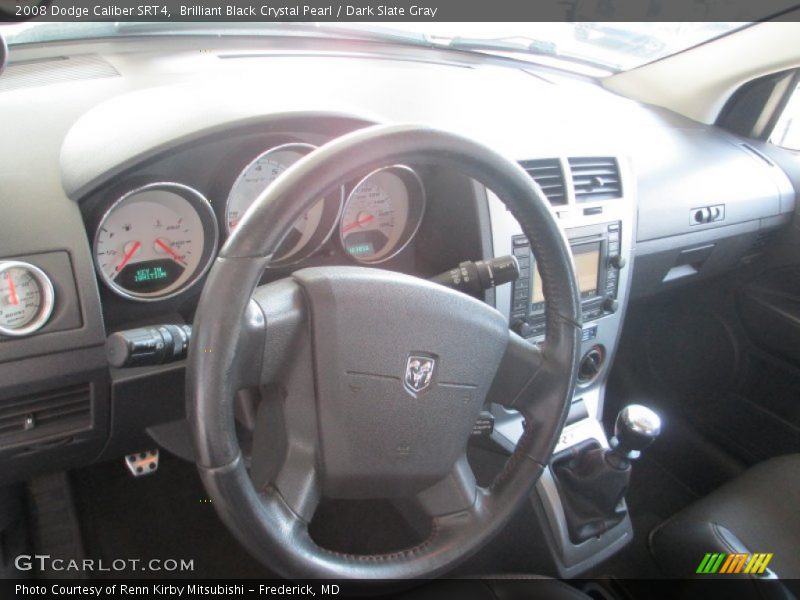 Brilliant Black Crystal Pearl / Dark Slate Gray 2008 Dodge Caliber SRT4