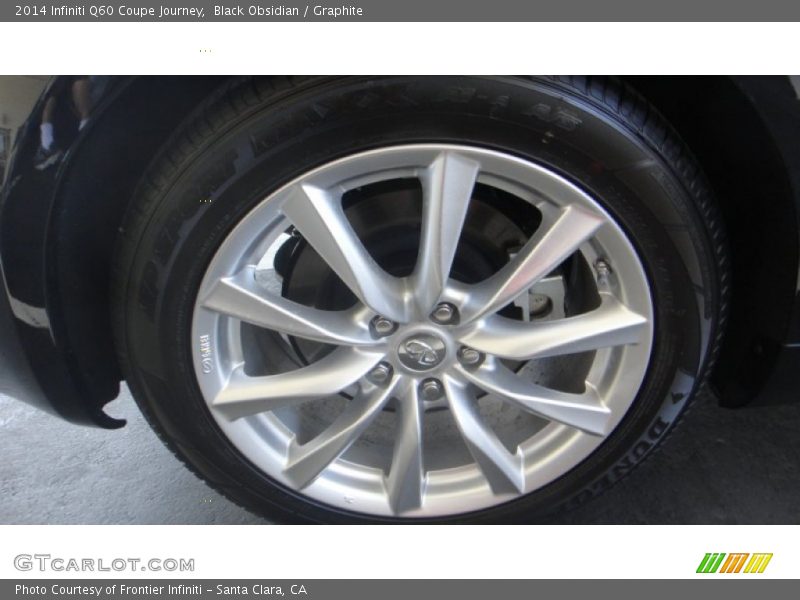 Black Obsidian / Graphite 2014 Infiniti Q60 Coupe Journey