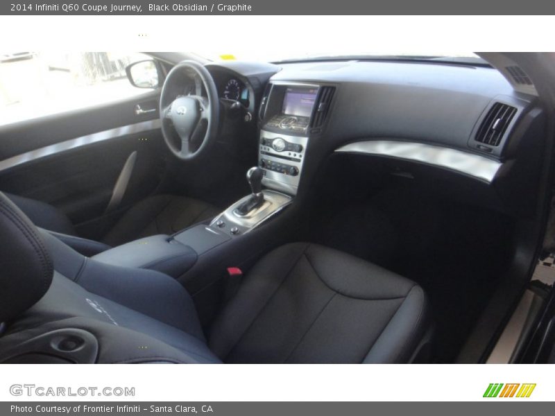 Black Obsidian / Graphite 2014 Infiniti Q60 Coupe Journey