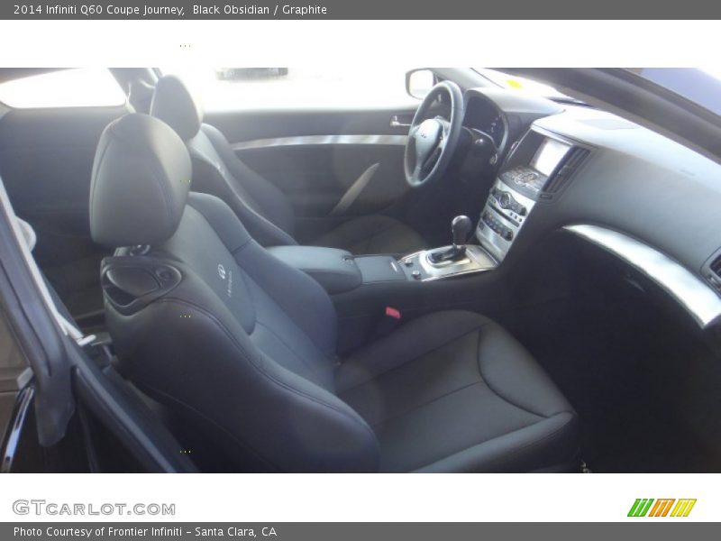 Black Obsidian / Graphite 2014 Infiniti Q60 Coupe Journey