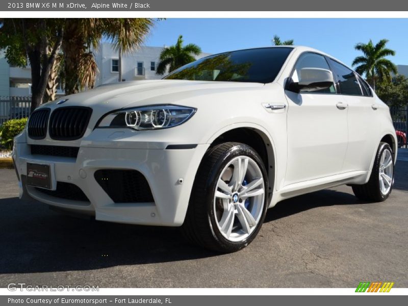 Alpine White / Black 2013 BMW X6 M M xDrive