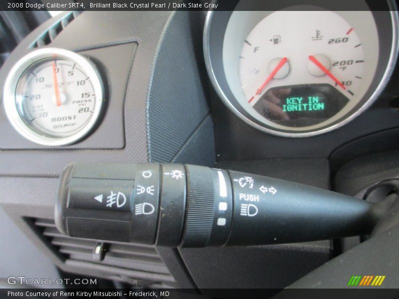 Brilliant Black Crystal Pearl / Dark Slate Gray 2008 Dodge Caliber SRT4