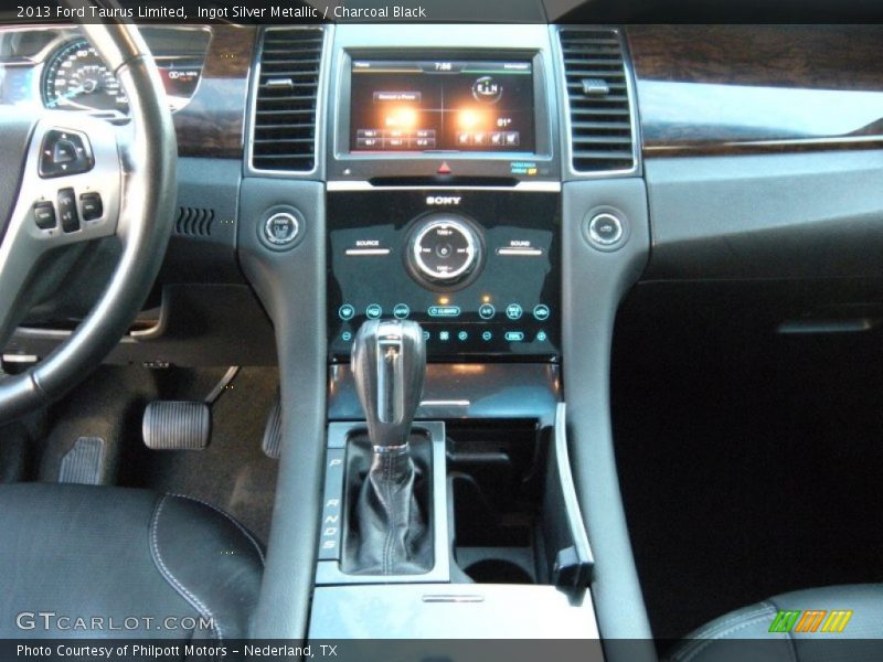 Ingot Silver Metallic / Charcoal Black 2013 Ford Taurus Limited