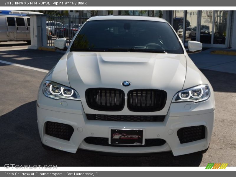 Alpine White / Black 2013 BMW X6 M M xDrive