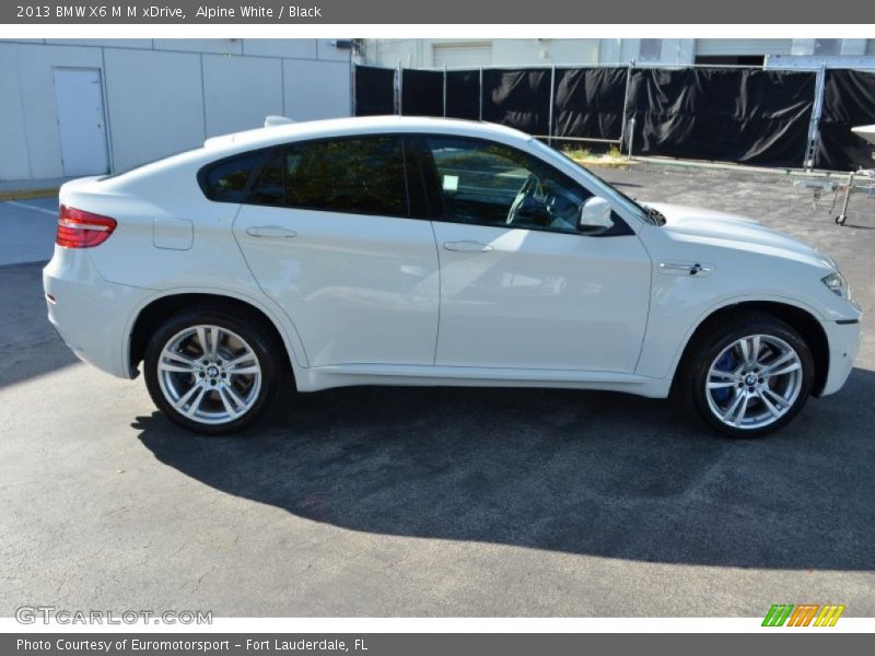 Alpine White / Black 2013 BMW X6 M M xDrive