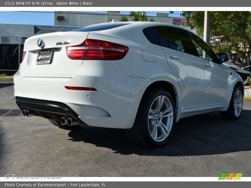 Alpine White / Black 2013 BMW X6 M M xDrive