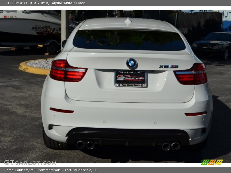 Alpine White / Black 2013 BMW X6 M M xDrive