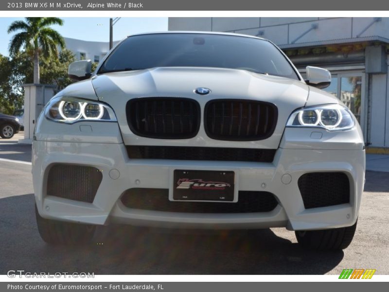 Alpine White / Black 2013 BMW X6 M M xDrive