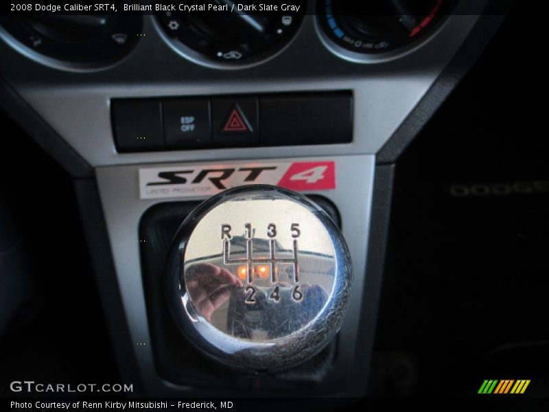 Brilliant Black Crystal Pearl / Dark Slate Gray 2008 Dodge Caliber SRT4