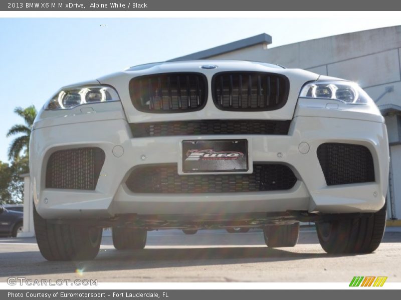 Alpine White / Black 2013 BMW X6 M M xDrive