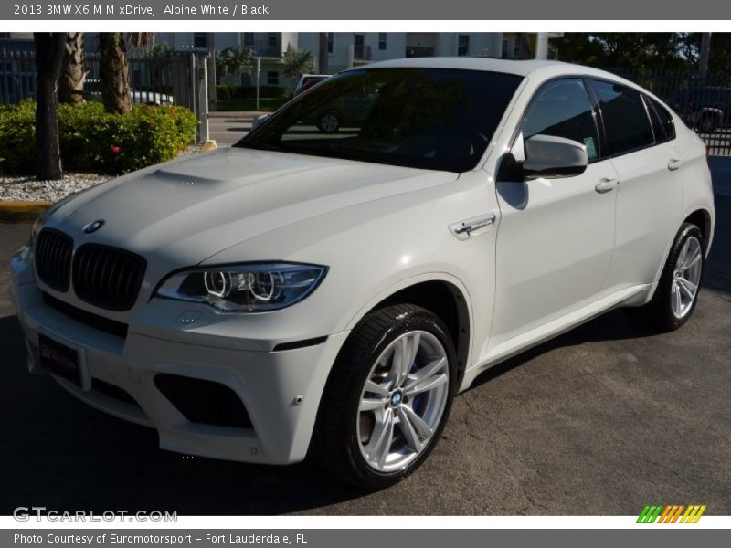 Alpine White / Black 2013 BMW X6 M M xDrive