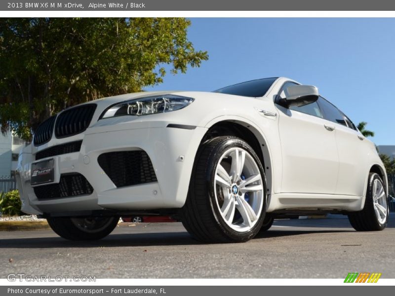 Alpine White / Black 2013 BMW X6 M M xDrive