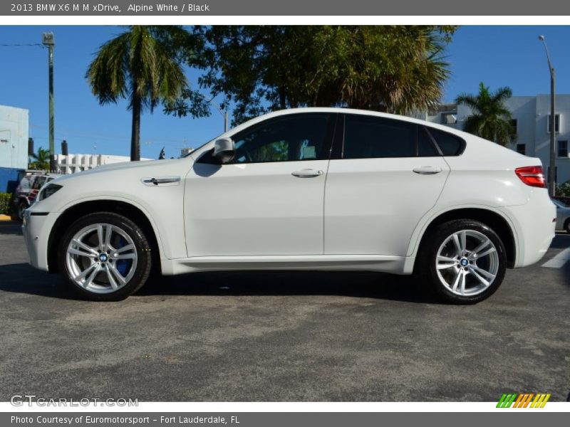 Alpine White / Black 2013 BMW X6 M M xDrive