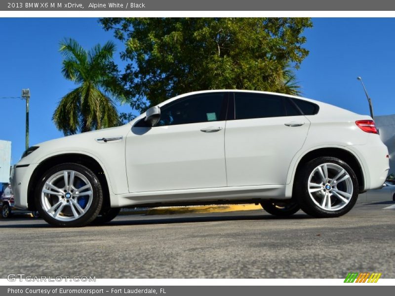 Alpine White / Black 2013 BMW X6 M M xDrive