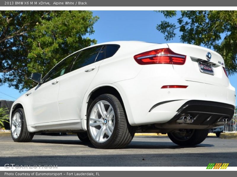 Alpine White / Black 2013 BMW X6 M M xDrive