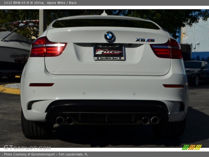 Alpine White / Black 2013 BMW X6 M M xDrive