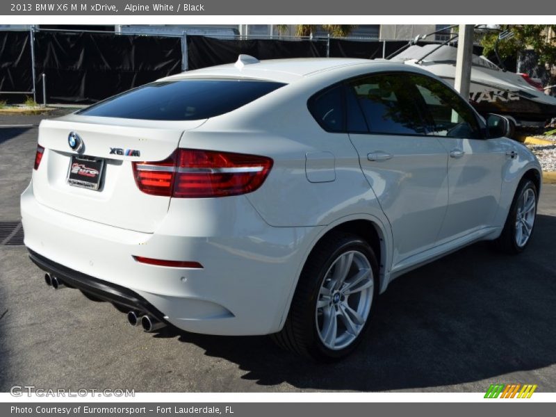 Alpine White / Black 2013 BMW X6 M M xDrive