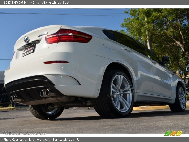 Alpine White / Black 2013 BMW X6 M M xDrive