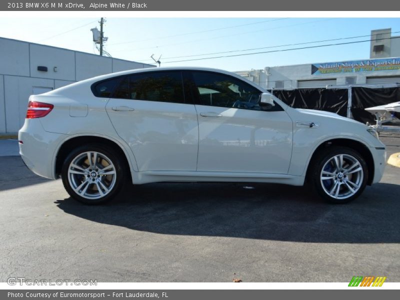 Alpine White / Black 2013 BMW X6 M M xDrive