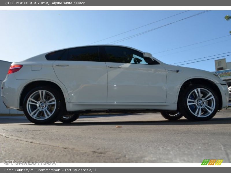 Alpine White / Black 2013 BMW X6 M M xDrive