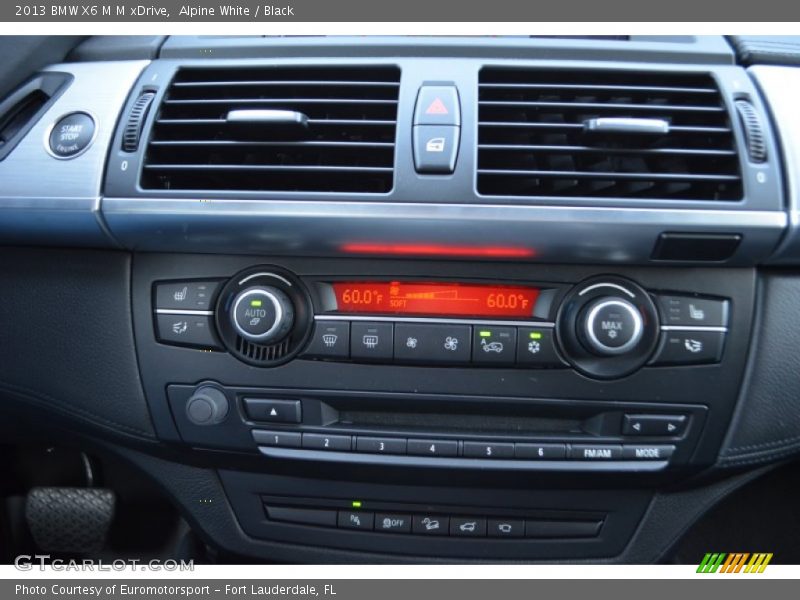 Alpine White / Black 2013 BMW X6 M M xDrive