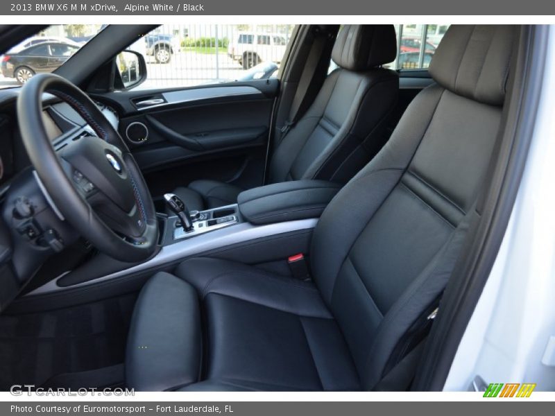 Alpine White / Black 2013 BMW X6 M M xDrive