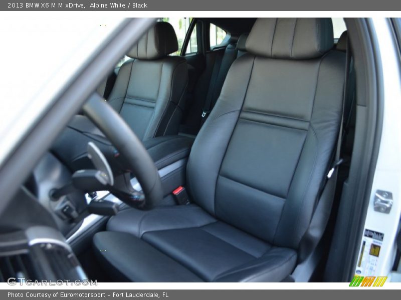 Alpine White / Black 2013 BMW X6 M M xDrive