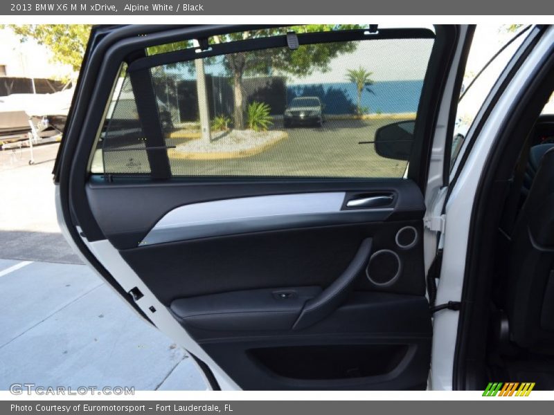Alpine White / Black 2013 BMW X6 M M xDrive