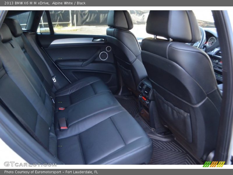 Rear Seat of 2013 X6 M M xDrive