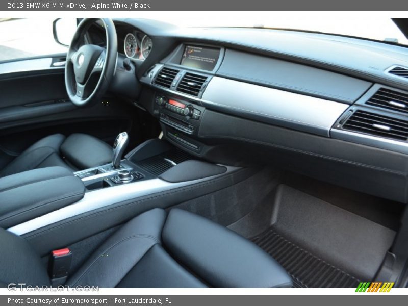 Alpine White / Black 2013 BMW X6 M M xDrive