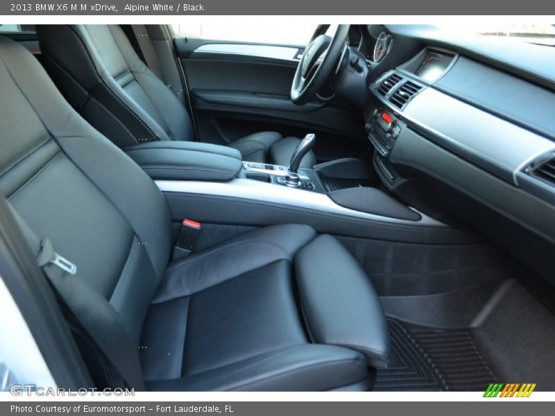 Alpine White / Black 2013 BMW X6 M M xDrive