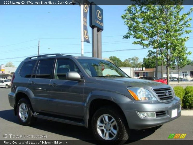 Ash Blue Mica / Dark Gray 2005 Lexus GX 470