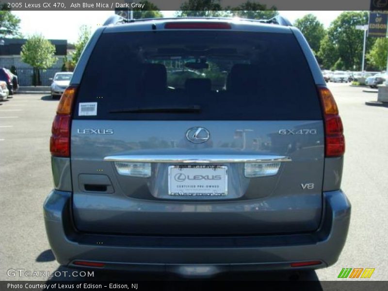 Ash Blue Mica / Dark Gray 2005 Lexus GX 470