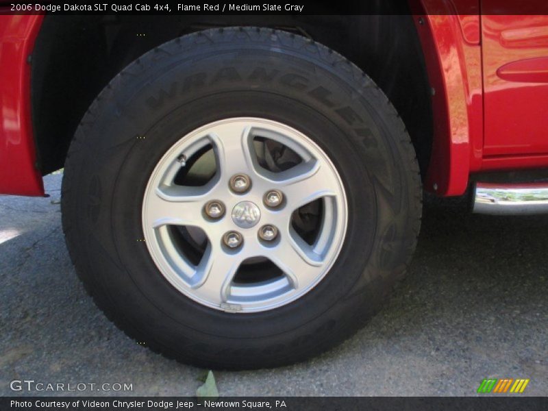 Flame Red / Medium Slate Gray 2006 Dodge Dakota SLT Quad Cab 4x4