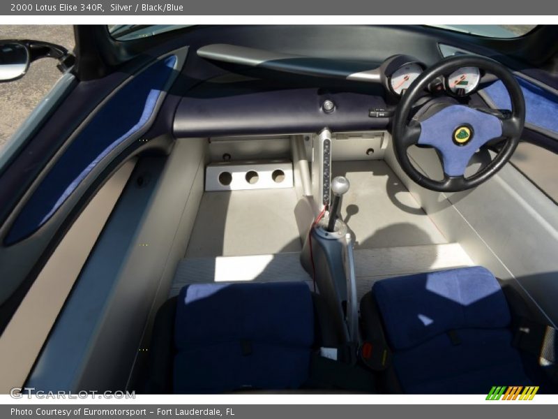  2000 Elise 340R Black/Blue Interior