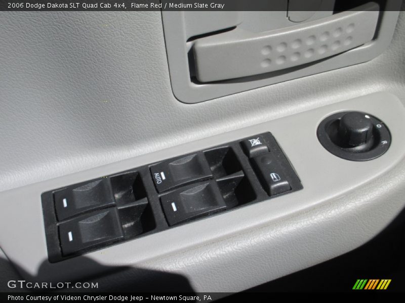 Flame Red / Medium Slate Gray 2006 Dodge Dakota SLT Quad Cab 4x4